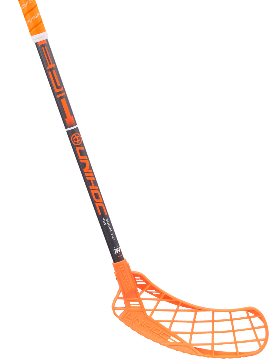 Unihoc Innebandyklubba EPIC Curve 1.0º 32 neon orange Unihoc Innebandyklubba EPIC Curve 1.0º 32 neon orange